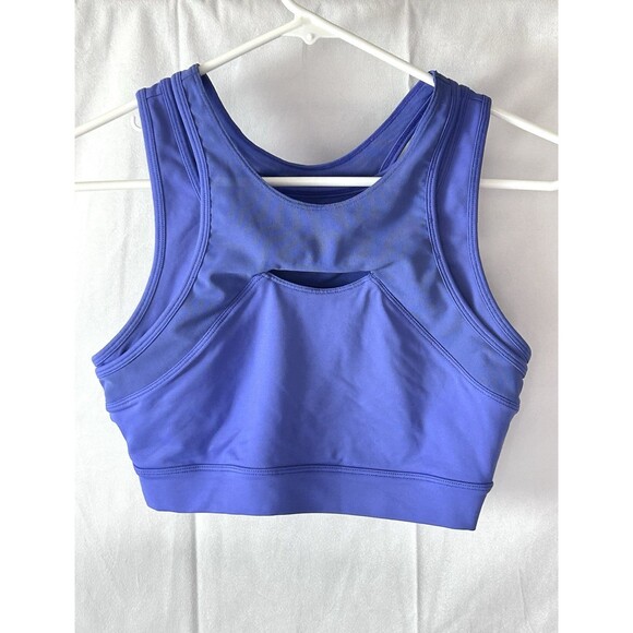 Calvin Klein Performance Quick Dry Womens Small Work Out Exercise Bra Purple - Picture 1 of 7